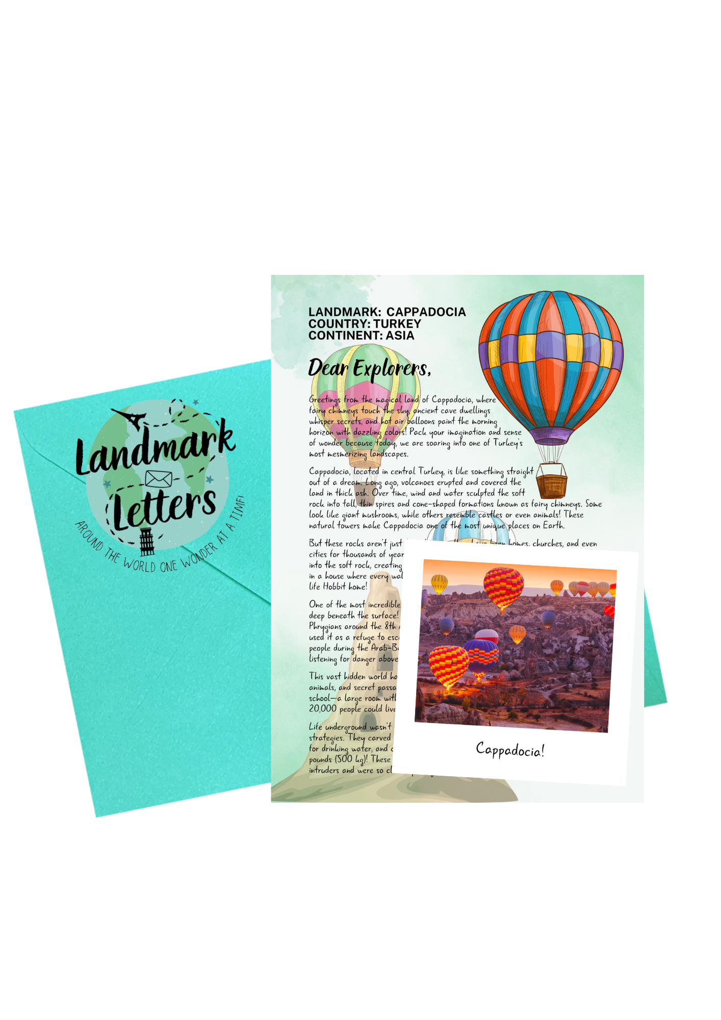 Cappadocia - Landmark Letters