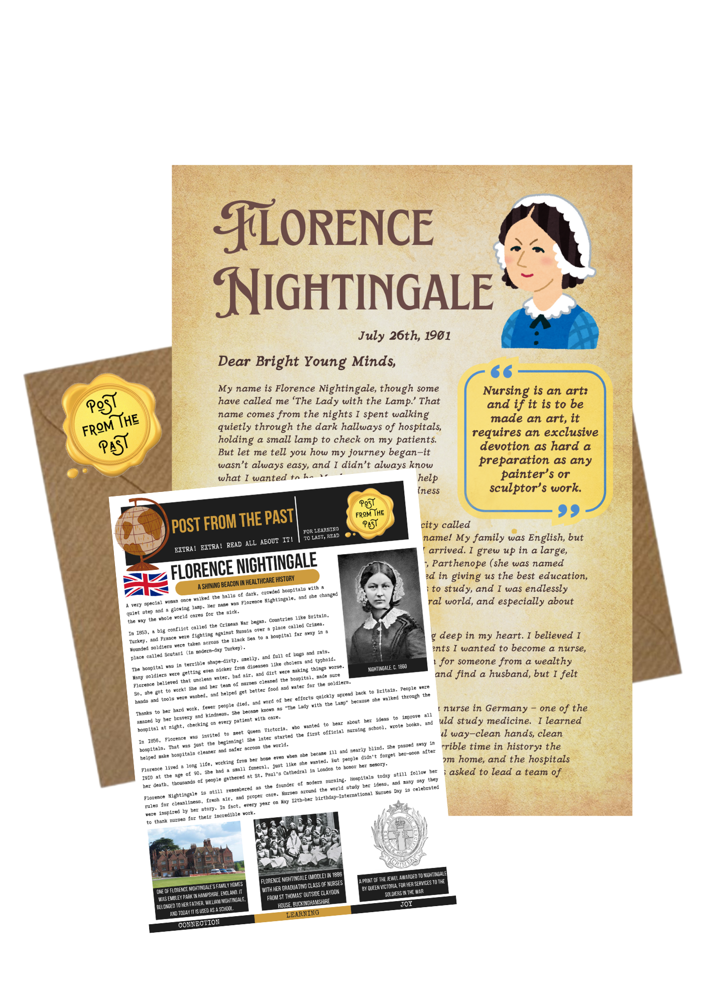 Florence Nightingale Letter - British Nurse