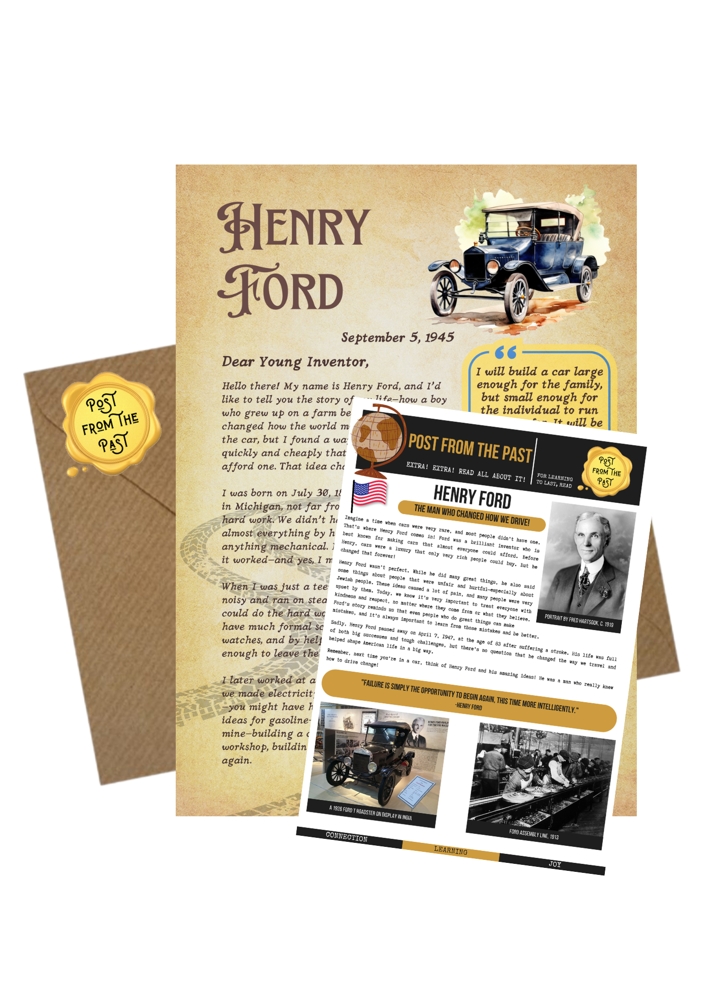 Henry Ford Letter - American Inventor