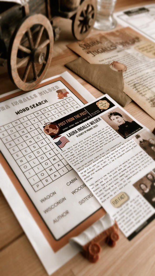 Laura Ingalls Wilder Word Search