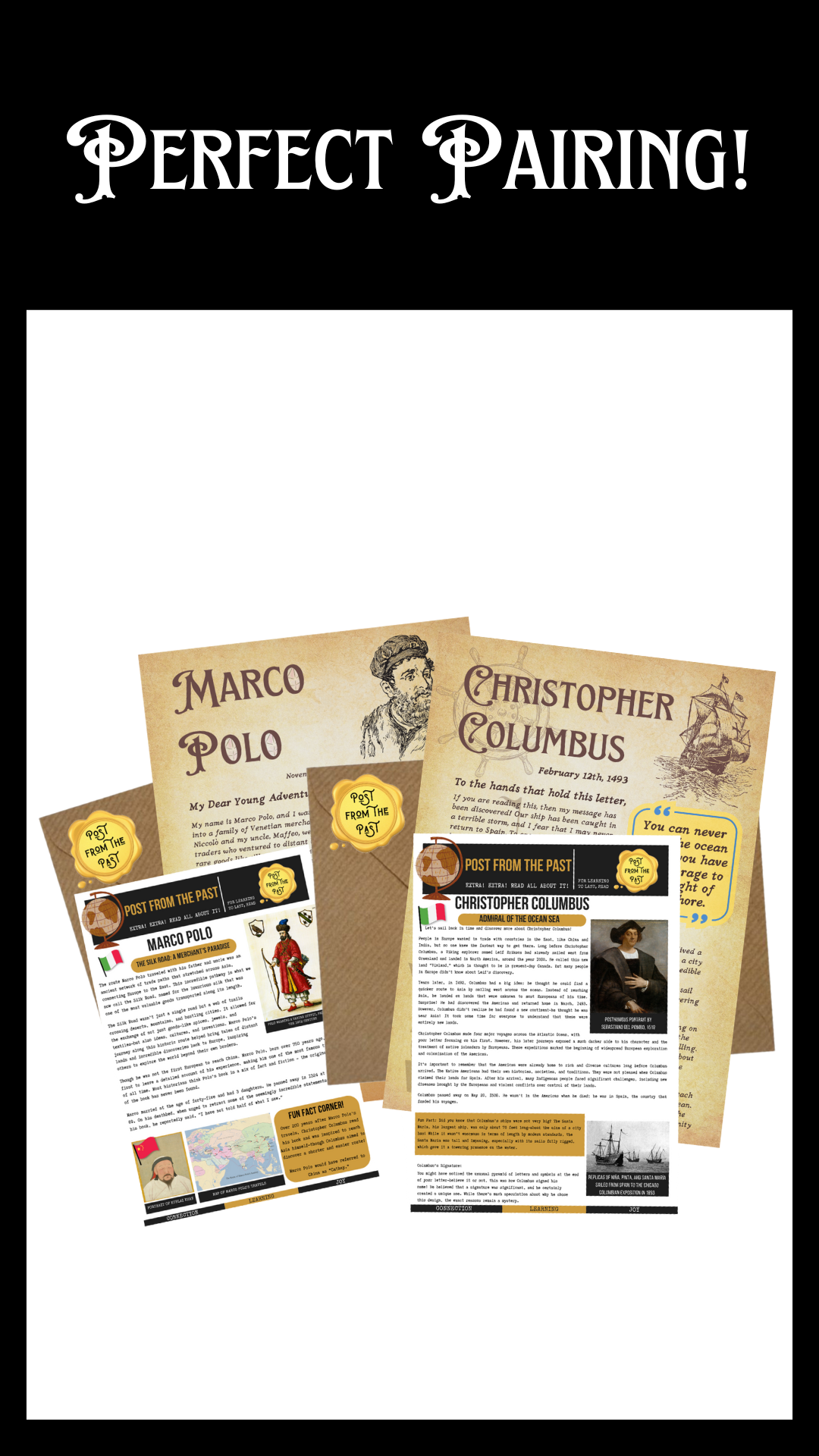 Perfect Pairing: Christopher Columbus & Marco Polo