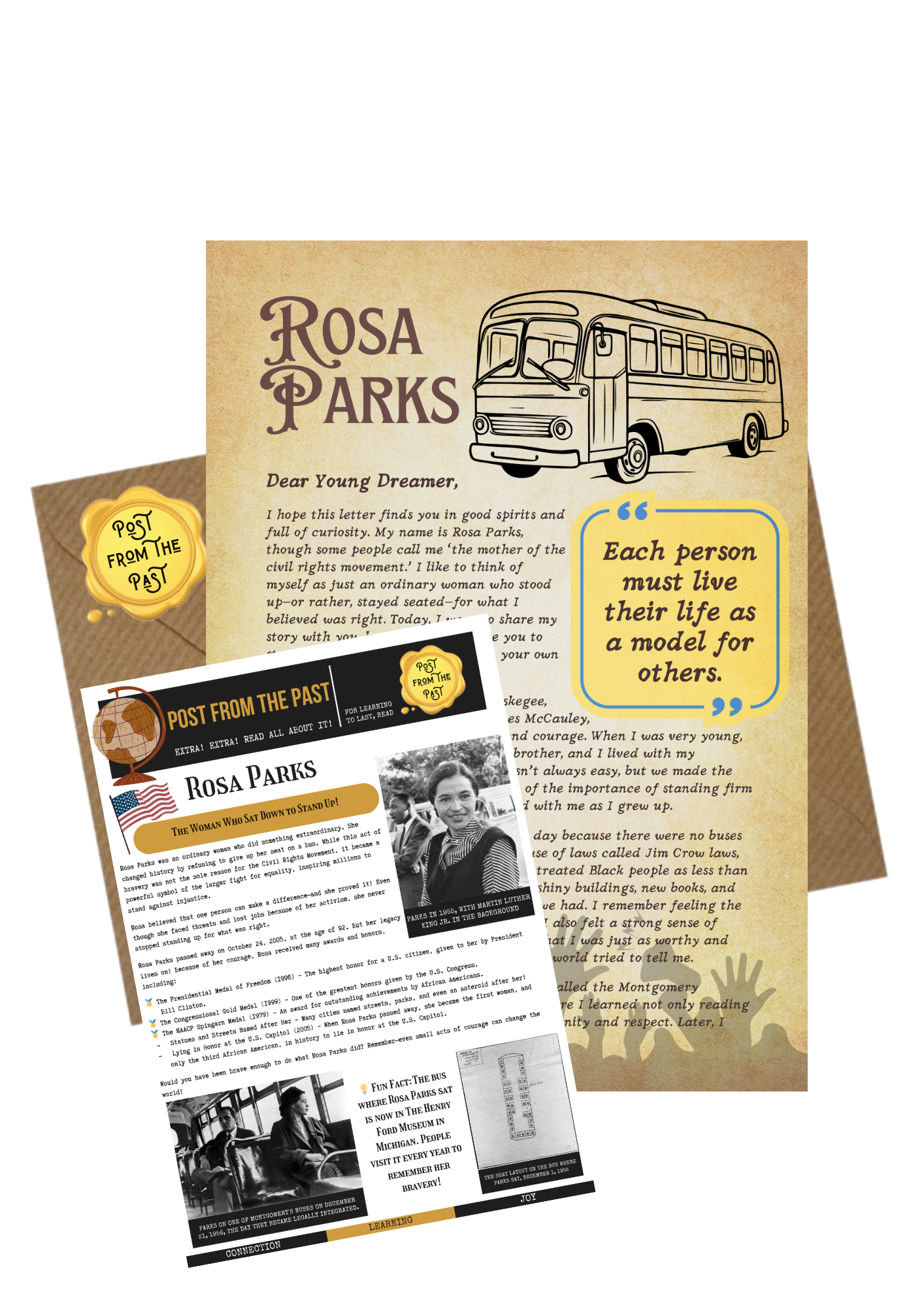 Perfect Pairing: Martin Luther King.Jr & Rosa Parks