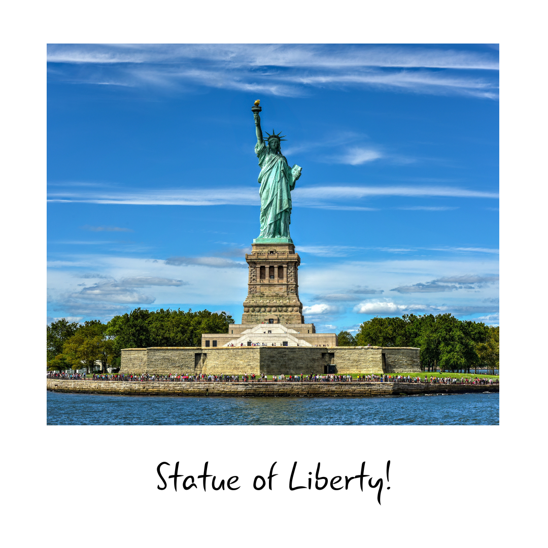 Statue of Liberty - Landmark Letters