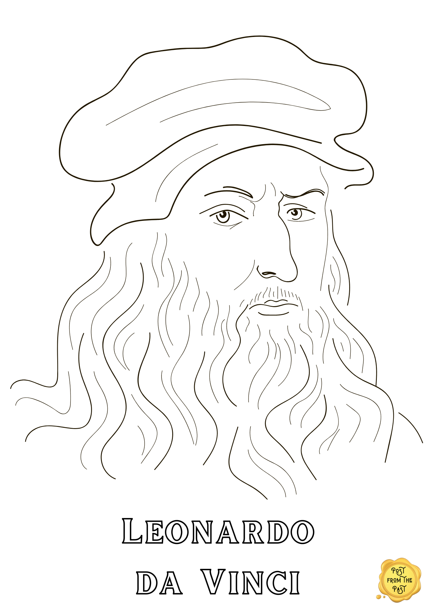 Leonardo da Vinci Letter - Artist/Inventor