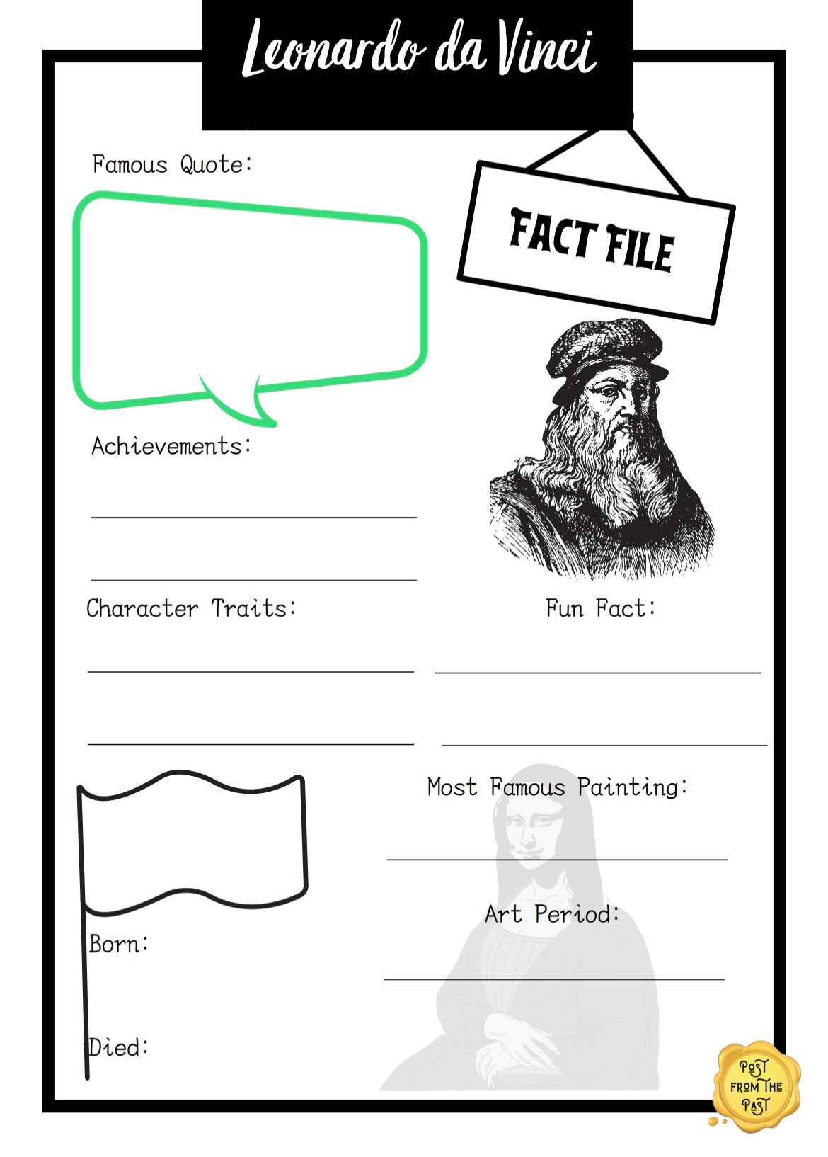 Leonardo da Vinci Fact File