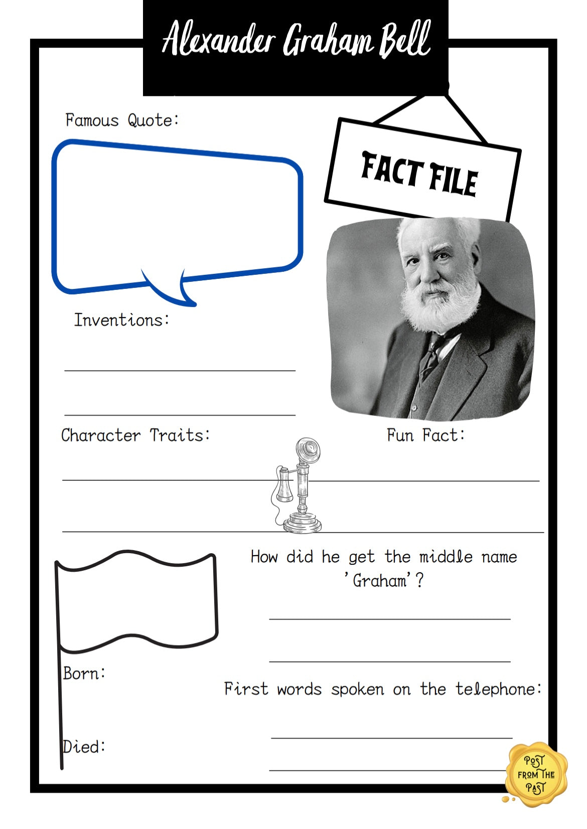 Alexander Graham Bell Letter - Inventor