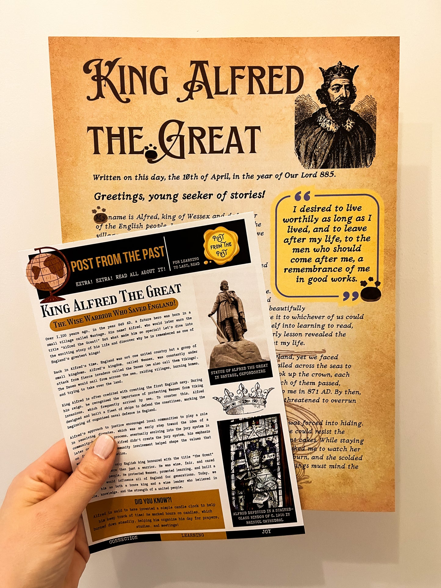 Alfred the Great Letter - King