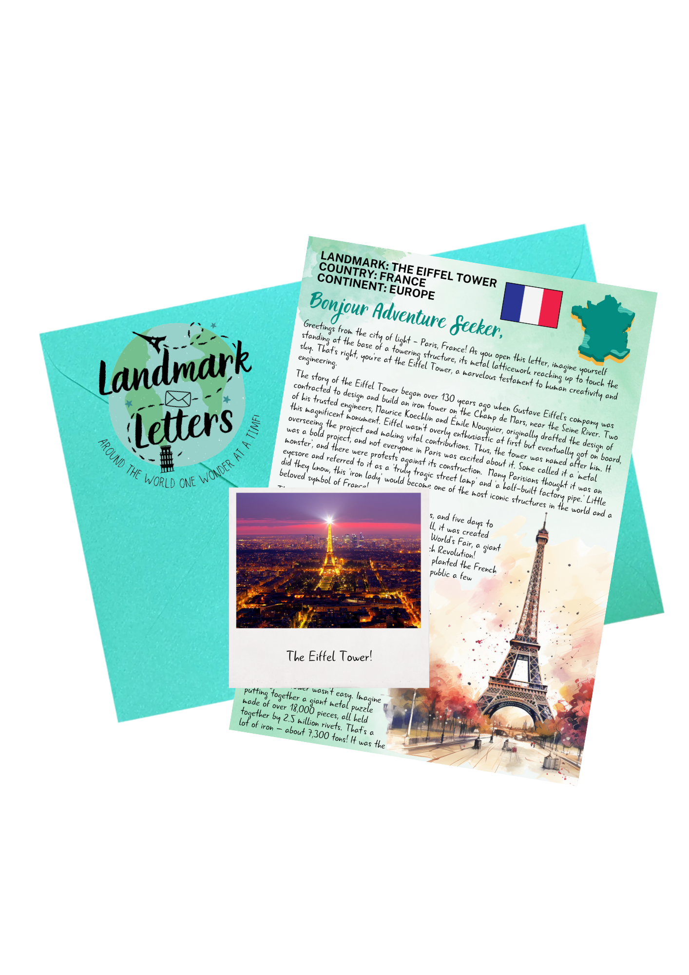 Eiffel Tower - Landmark Letters (Hurry...LAST ONE remaining!)