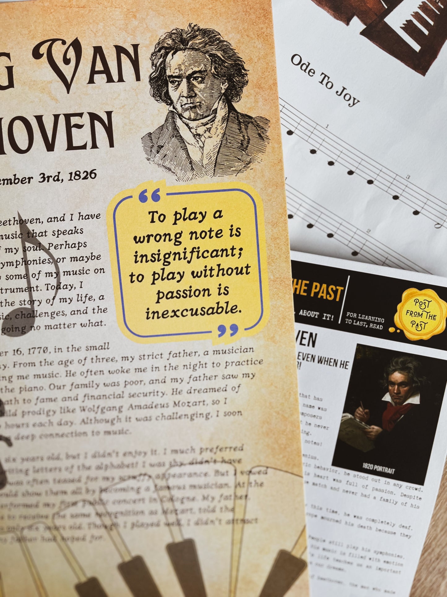 Beethoven Letter - German Composer & Pianist