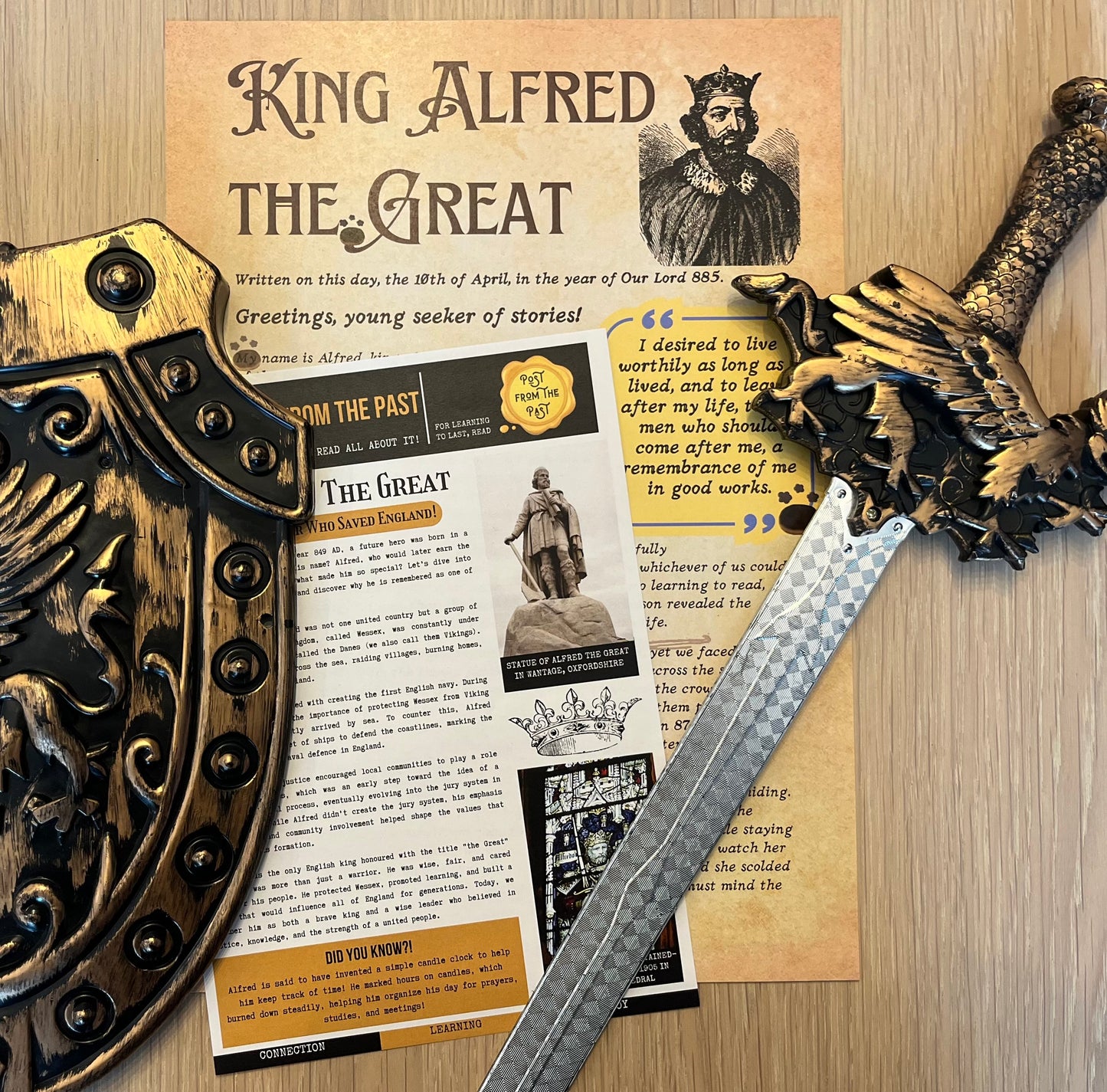 Alfred the Great Letter - King