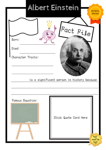 Albert Einstein Fact File