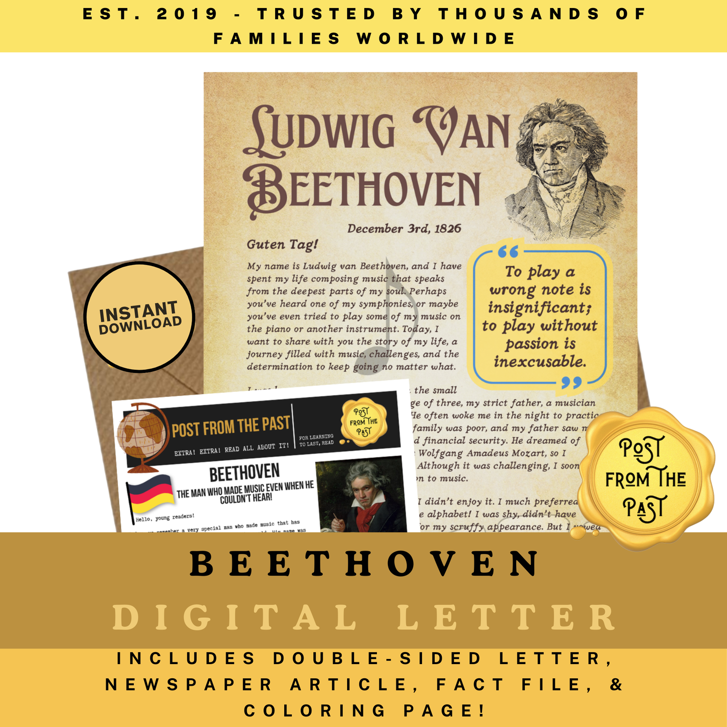 Beethoven DIGITAL Letter - German Composer