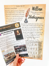 Load image into Gallery viewer, William Shakespeare Letter - Playwright