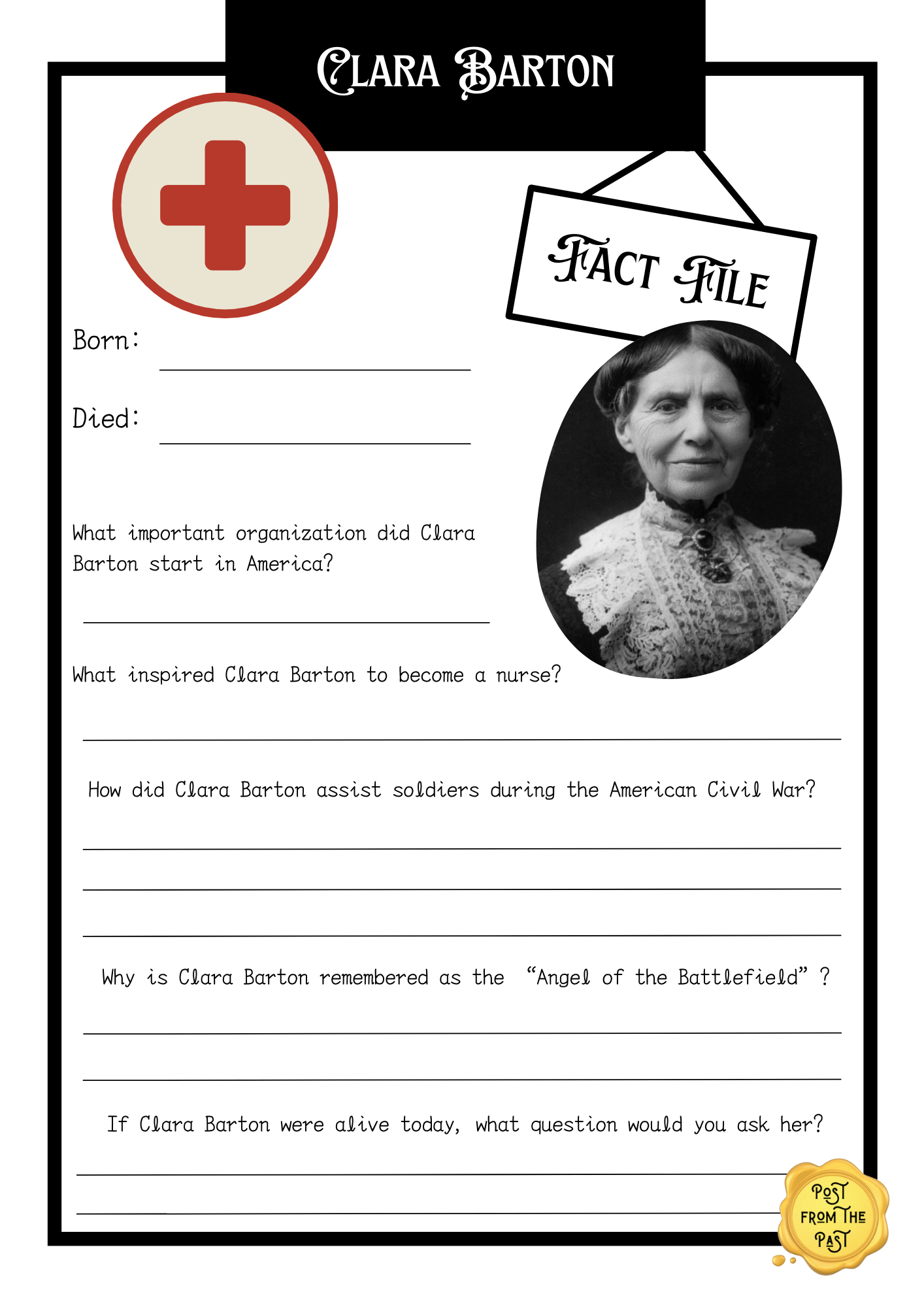 Clara Barton Fact File