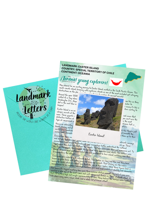 Easter Island- Landmark Letters
