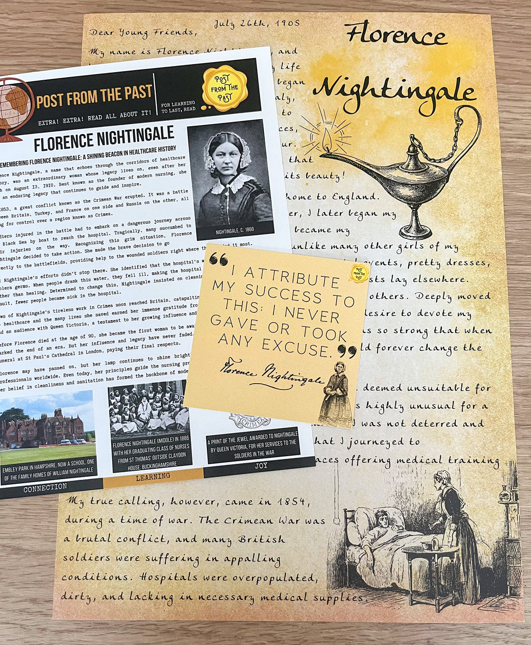 Florence Nightingale Letter - British Nurse