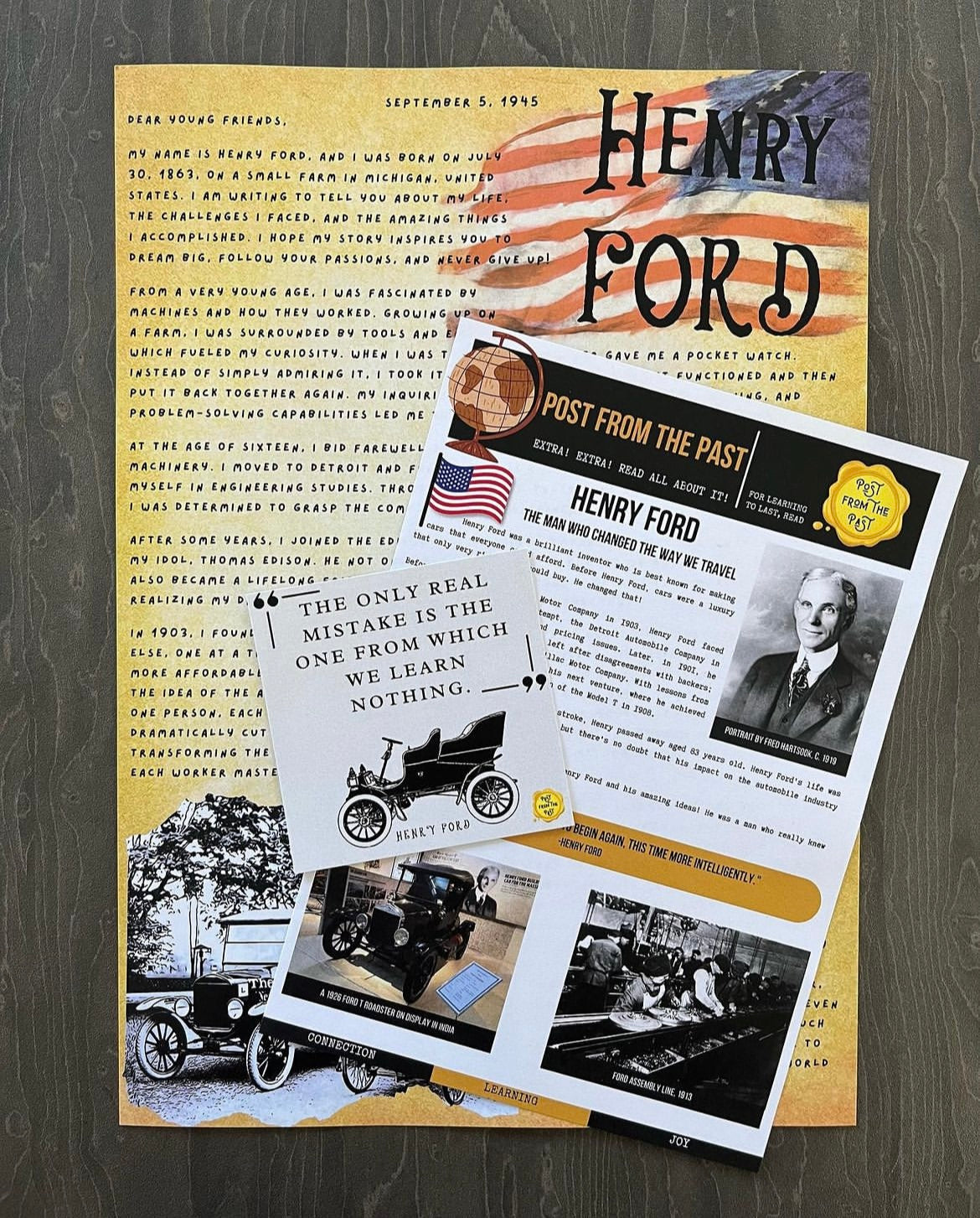 Henry Ford Letter - American Inventor