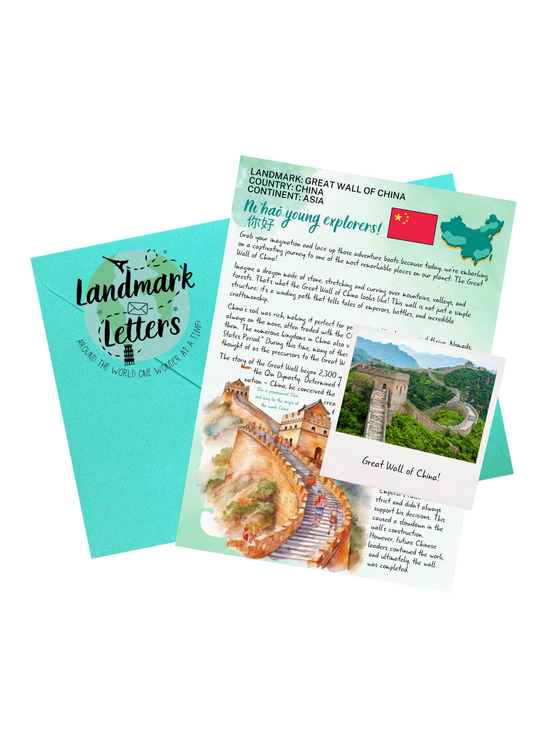 Great Wall of China - Landmark Letters