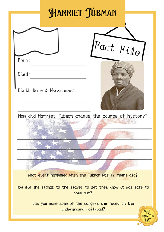 Harriet Tubman Fact File