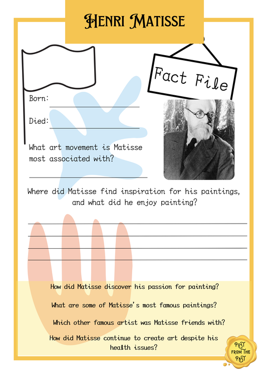 Henri Matisse Fact File