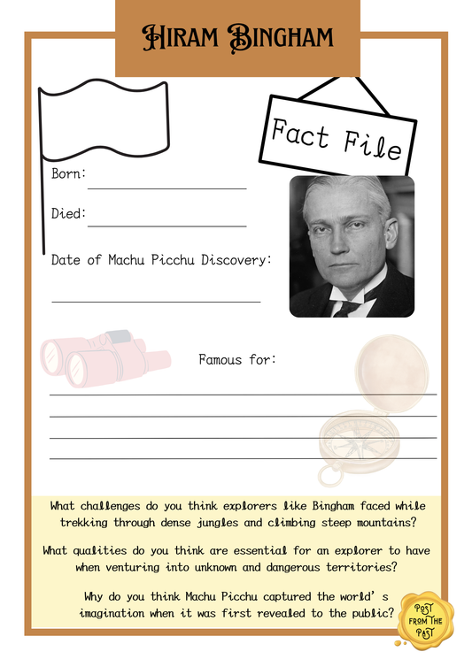 Hiram Bingham Fact File