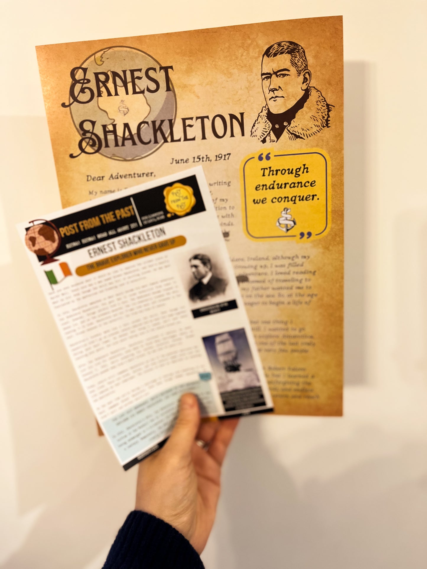 Ernest Shackleton Letter - Antarctic Explorer