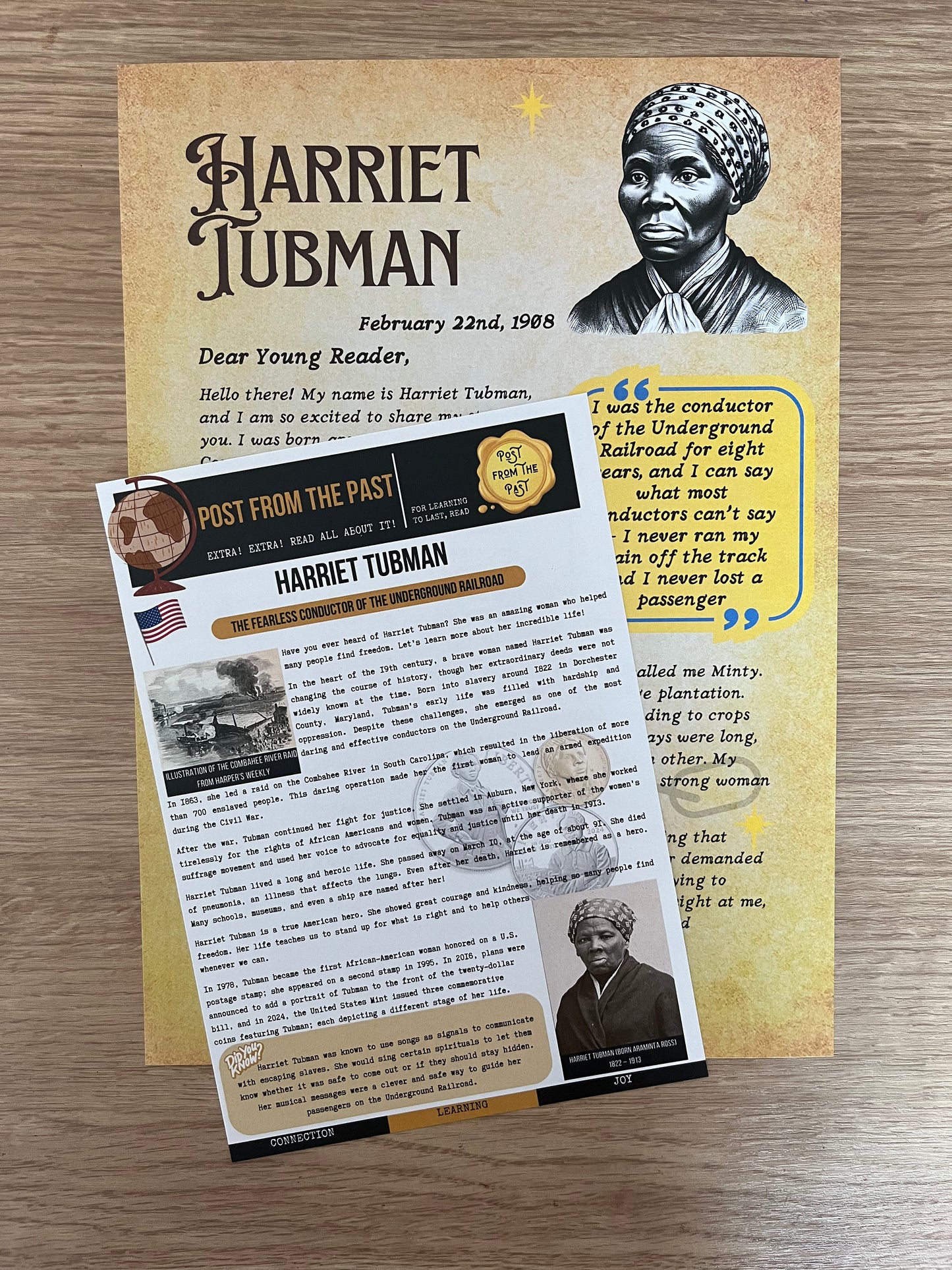 Harriet Tubman Letter - Abolitionist