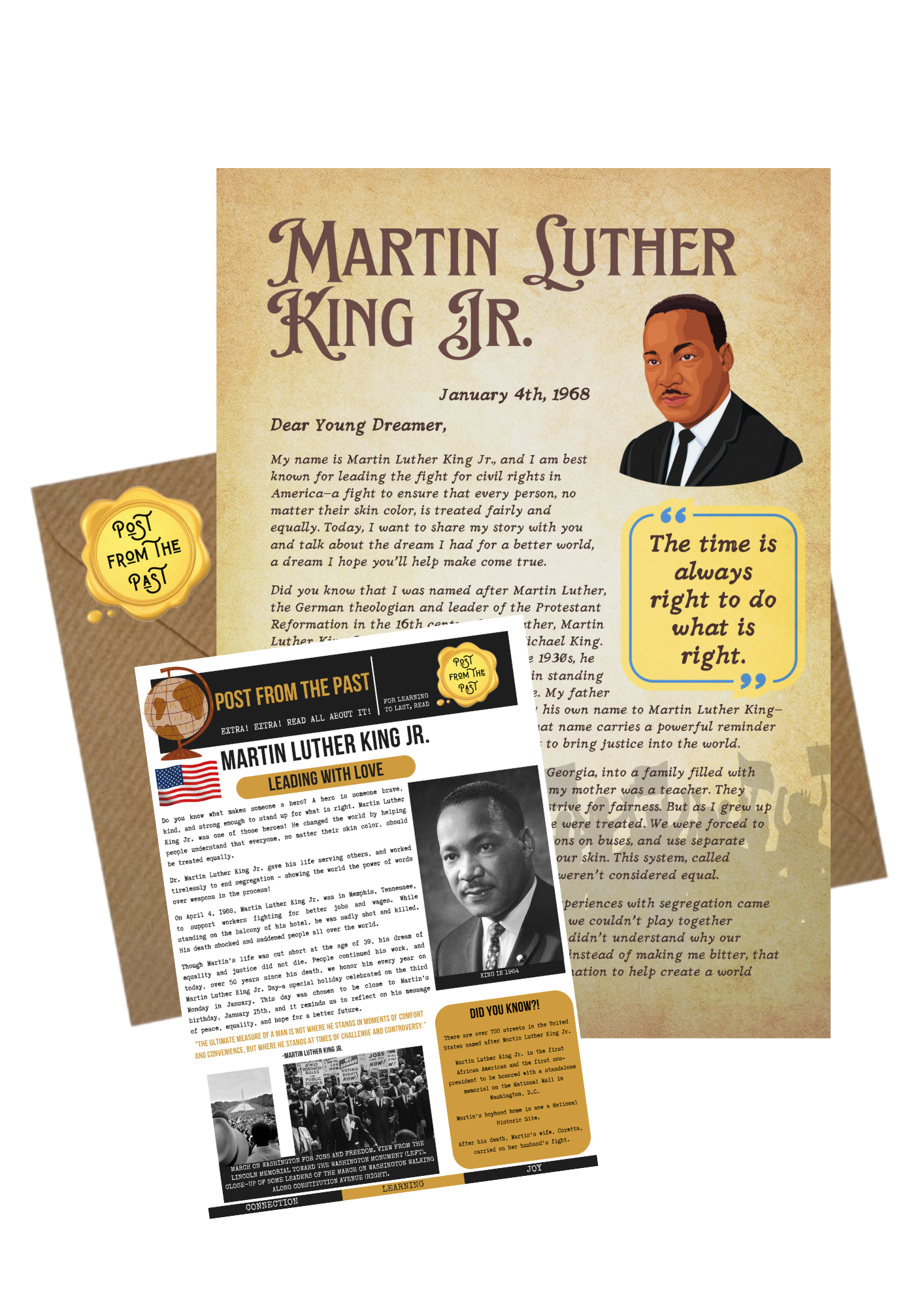 Martin Luther King Jr. Letter - American Civil Rights Activist