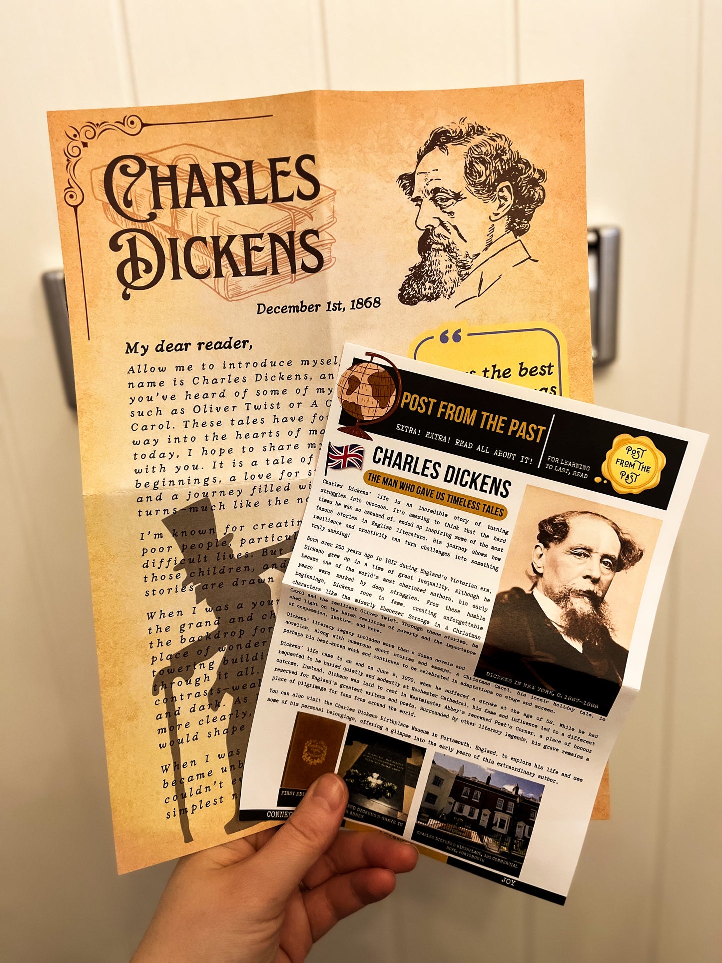 Charles Dickens Letter - Author