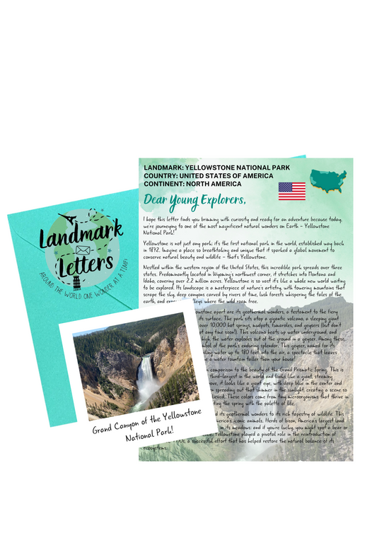 Yellowstone National Park - Landmark Letters (Hurry...LAST ONE remaining!)