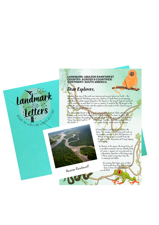 Amazon Rainforest- Landmark Letters (Hurry...LAST ONE remaining!)