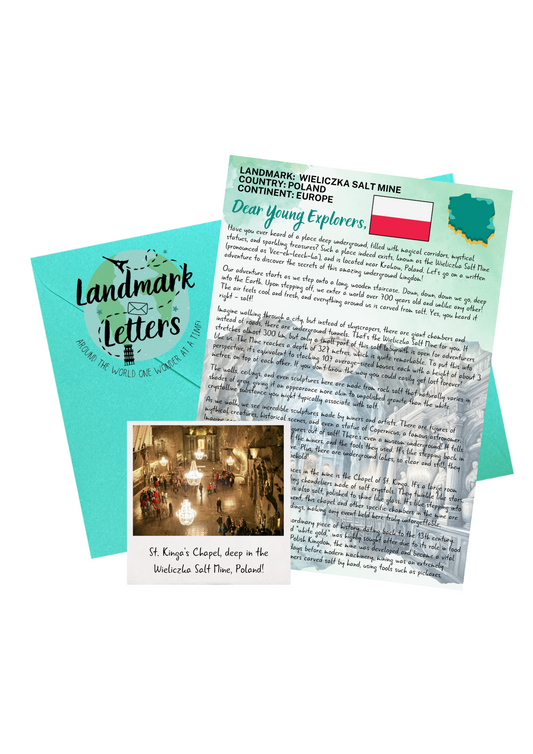 Wieliczka Salt Mine - Landmark Letters (Hurry...LAST ONE remaining!)