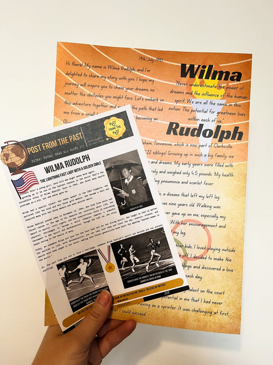 Wilma Rudolph Letter - Olympic Champion