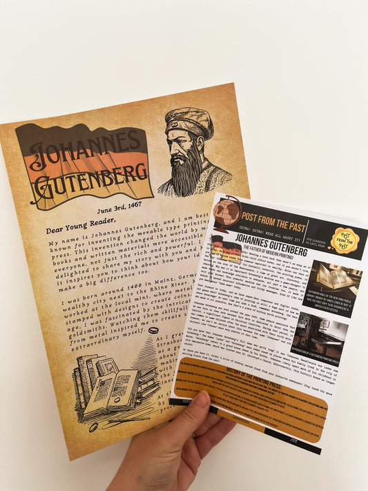 Johannes Gutenberg Letter - Inventor