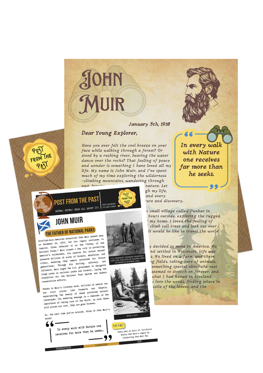 John Muir Letter - Naturalist