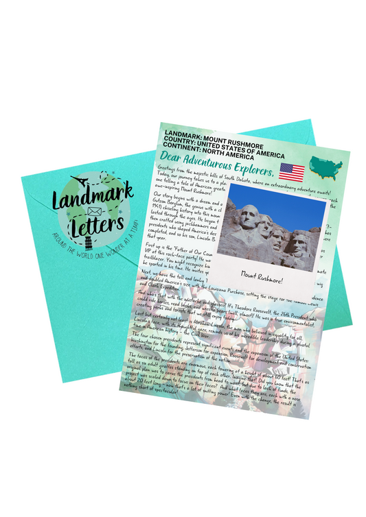 Mount Rushmore - Landmark Letters