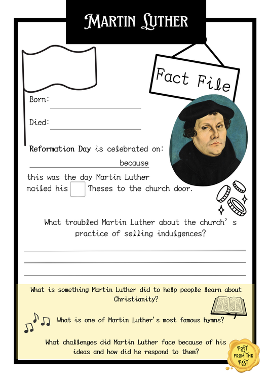 Martin Luther Fact File