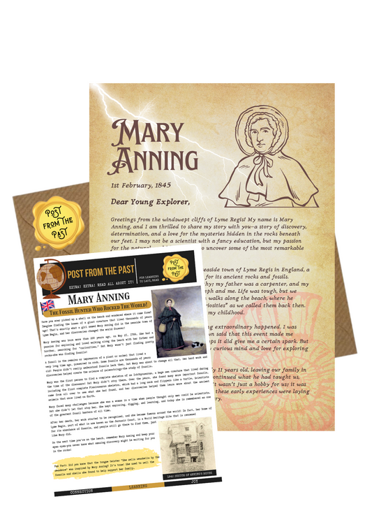 Mary Anning Letter - Fossil Hunter