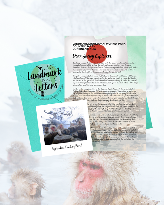 Jigokundani Monkey Park - Landmark Letters