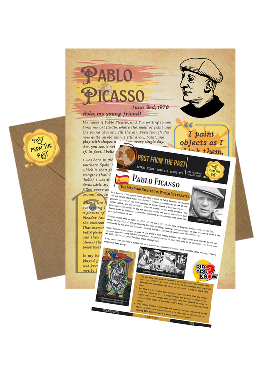 Pablo Picasso Letter - Spanish Artist & co-creator of Cubist movement
