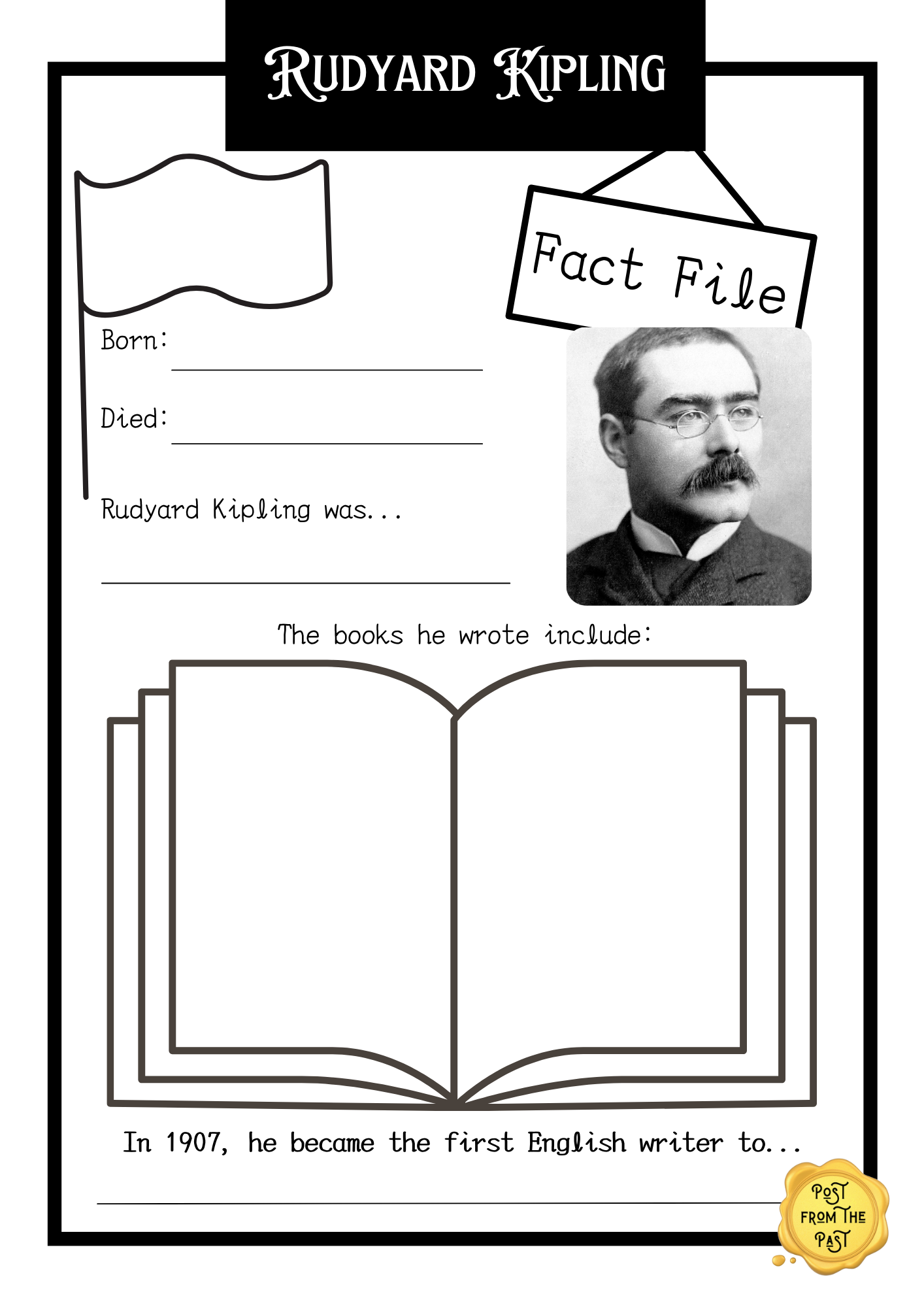 Rudyard Kipling Letter - Author