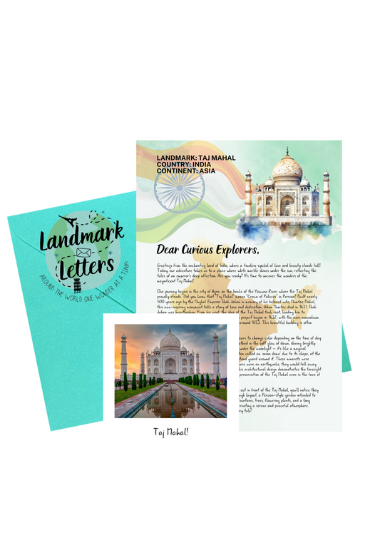 Taj Mahal - Landmark Letters