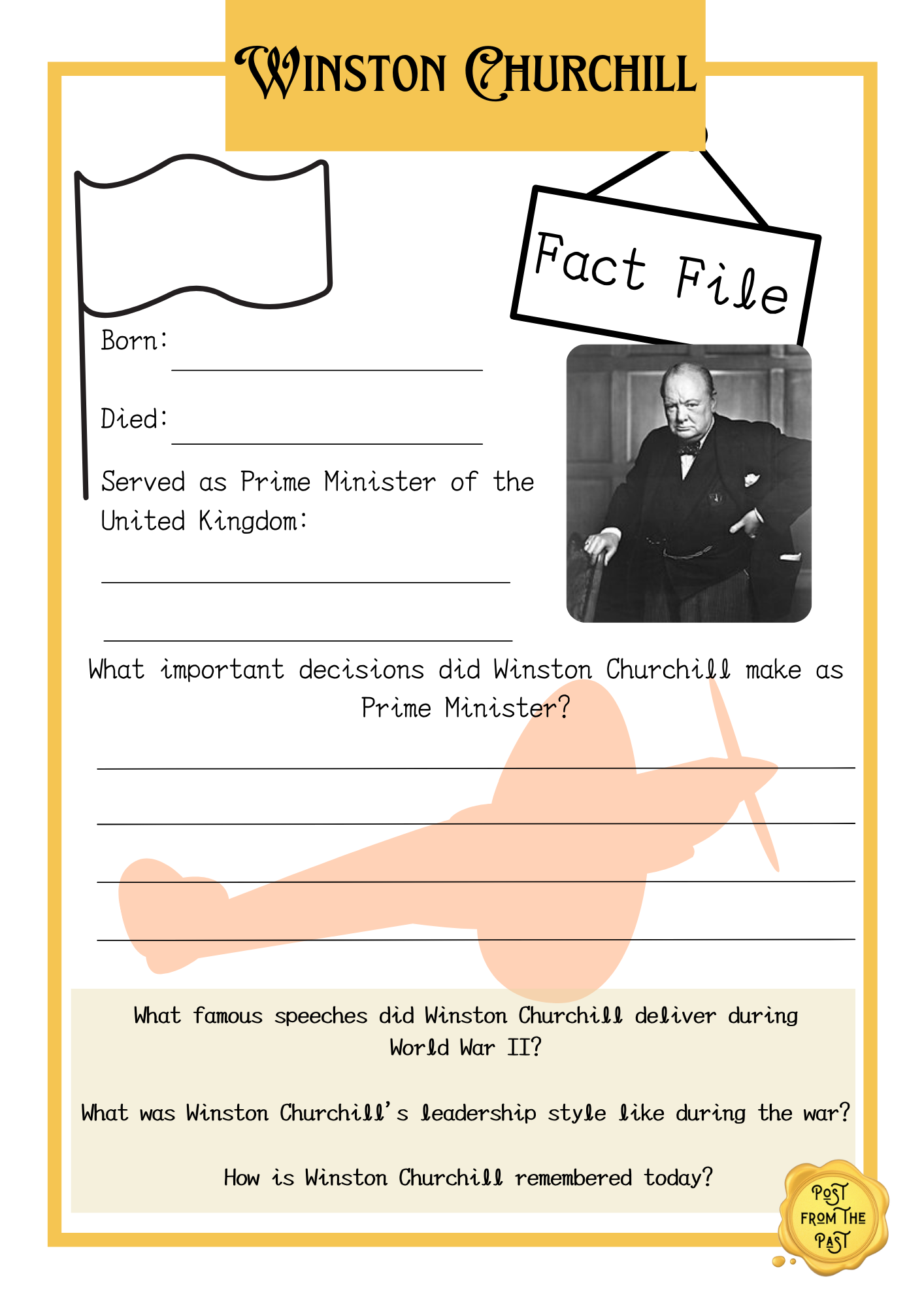 Winston Churchill Fact File