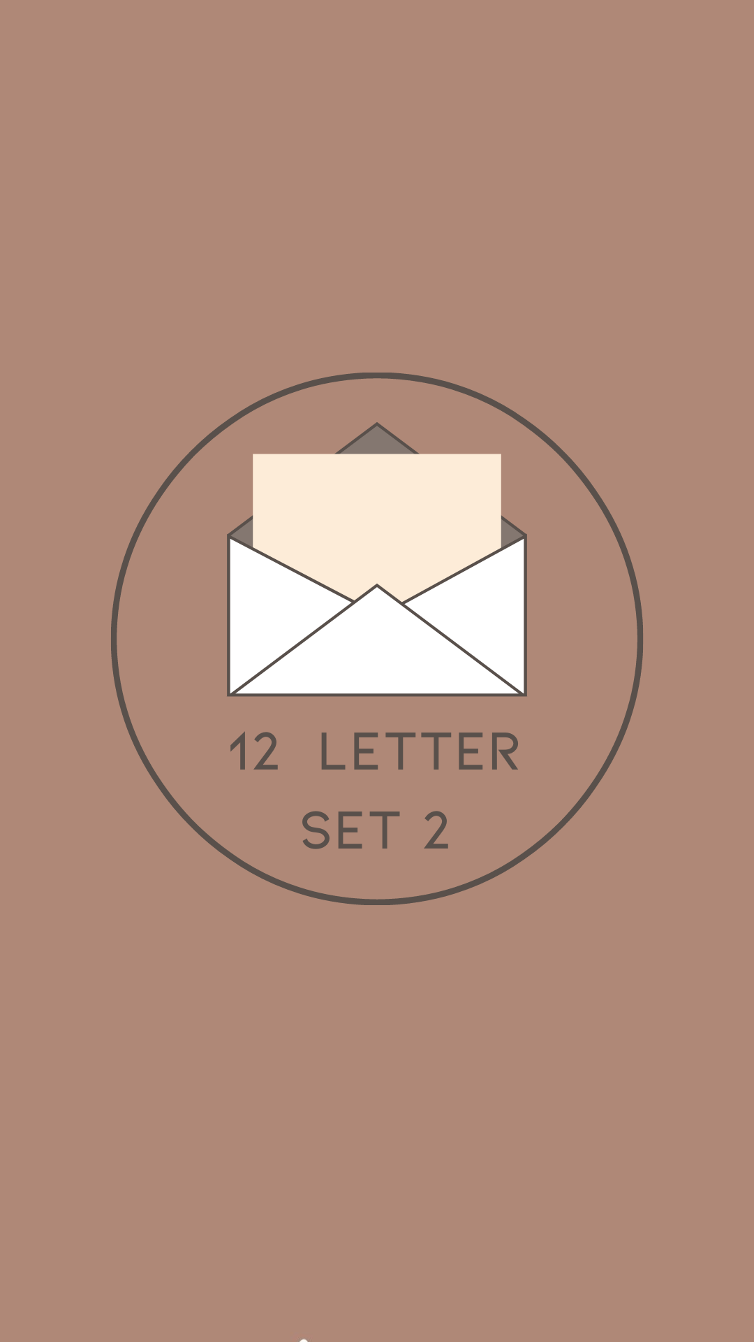 12 Letter Set 2
