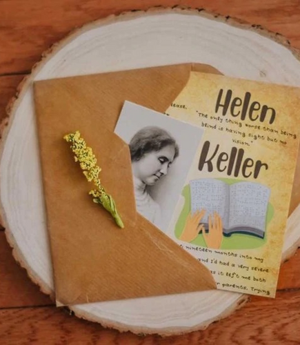 Helen Keller Letter - Achieved much whilst Deaf & Blind