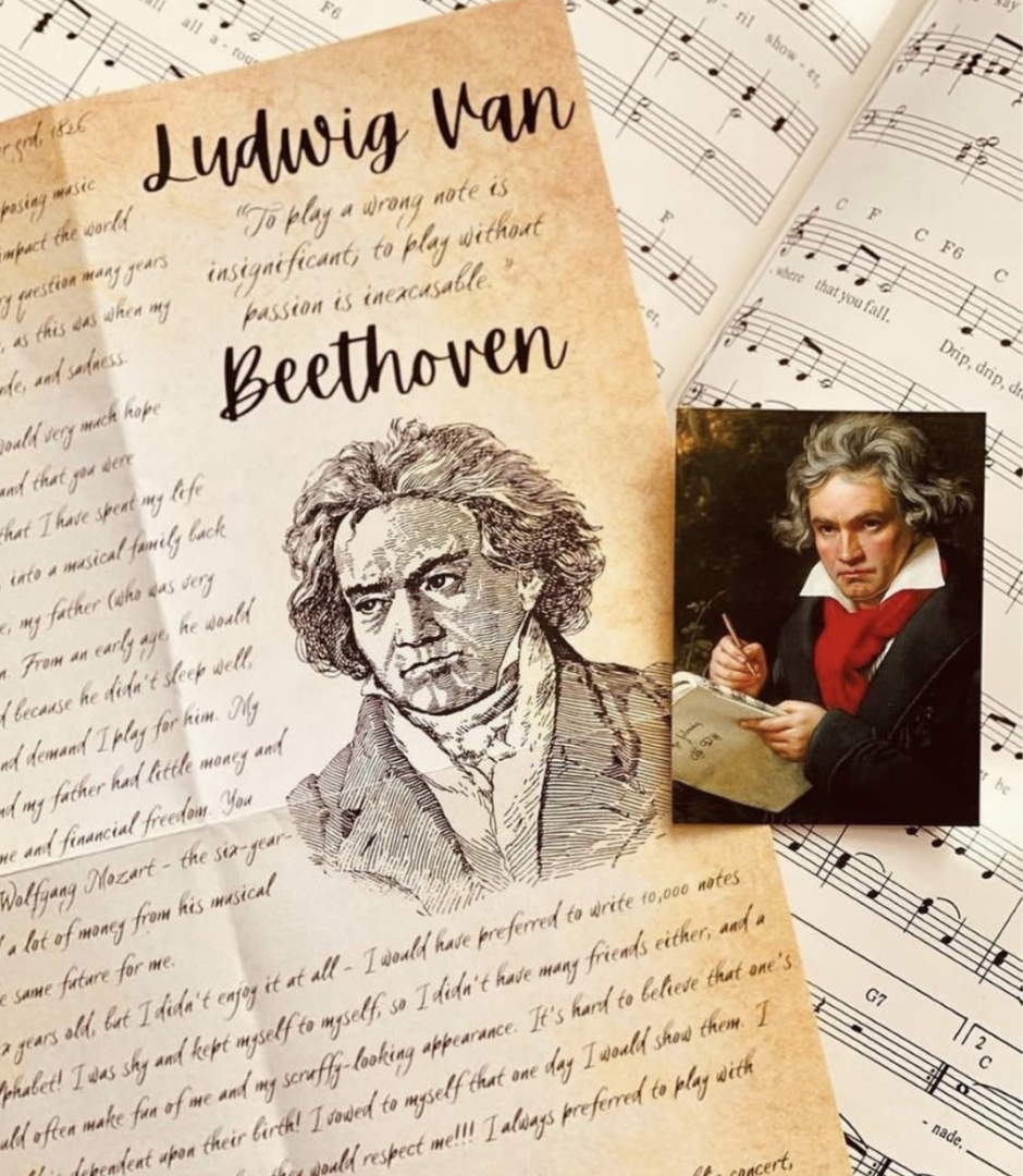 Beethoven Letter - German Composer & Pianist