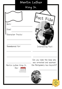Martin Luther King Jr. Fact File