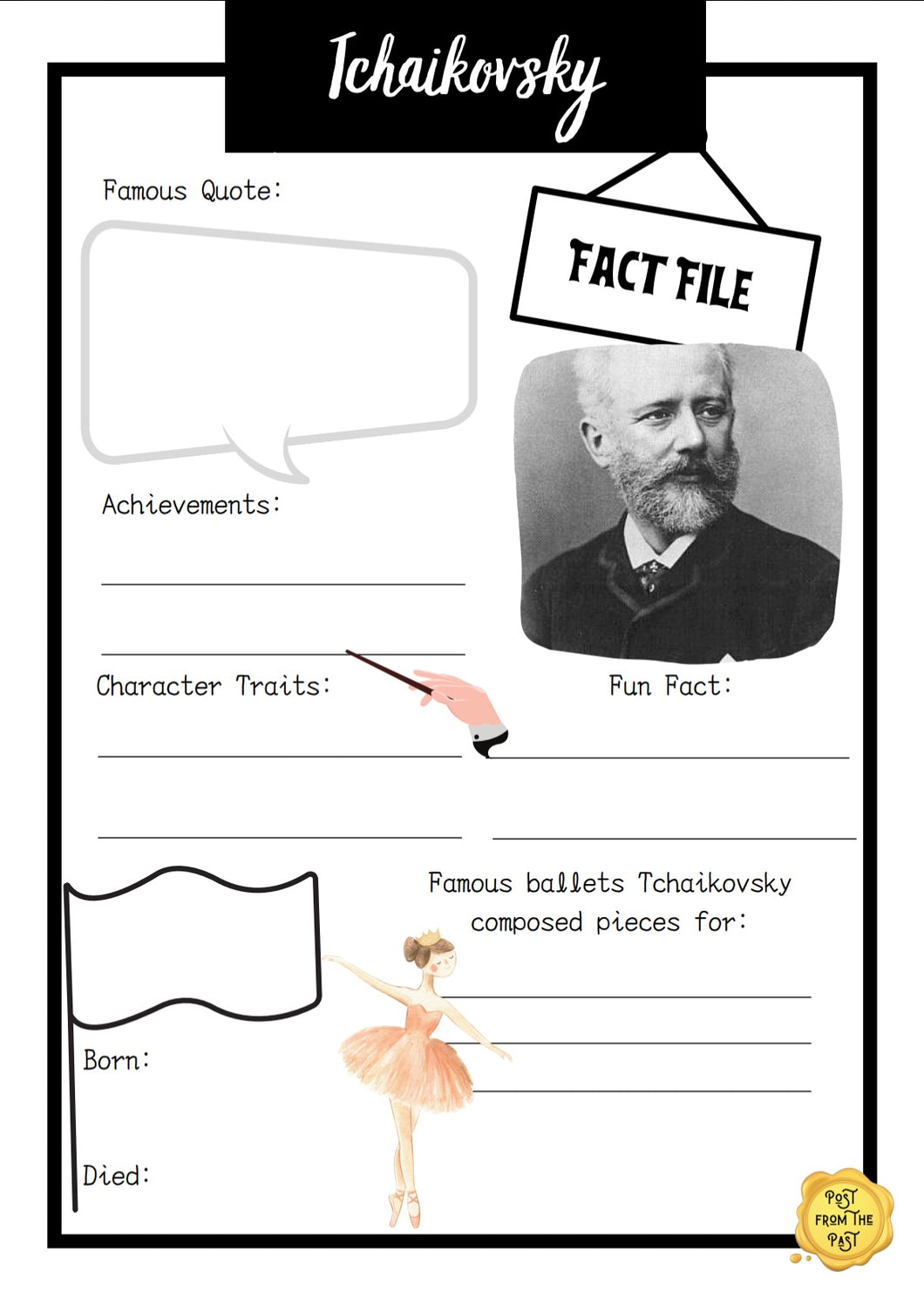 Tchaikovsky Fact File