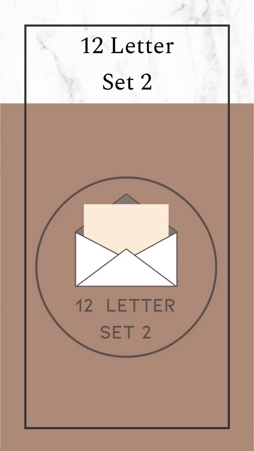 12 Letter Set 2