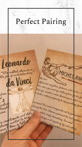 Perfect Pairing: Leonardo da Vinci and Michelangelo